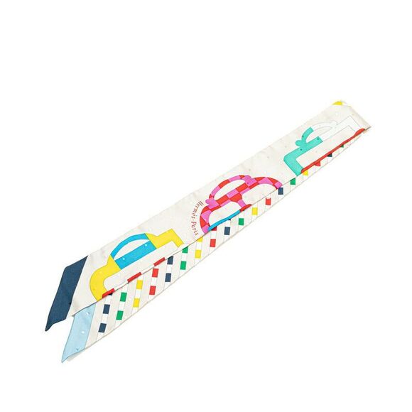 Hermes Bouclerie Moderne Silk Scarf